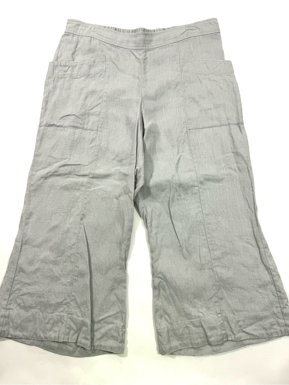 Ivy Jane Crop Wide Leg Linen Pants